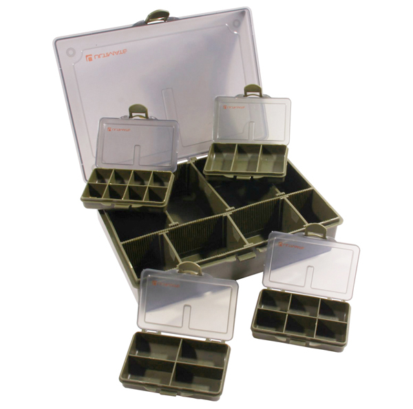Carp Tacklebox, packed with top products for carp fishing! - Ultimate Adventure 4+1 Tacklebox