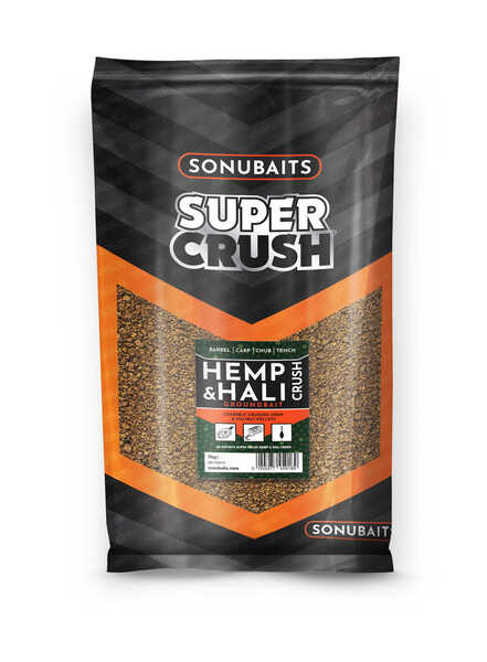 Sonubaits Supercrush Hemp & Hali Groundbait (2kg)