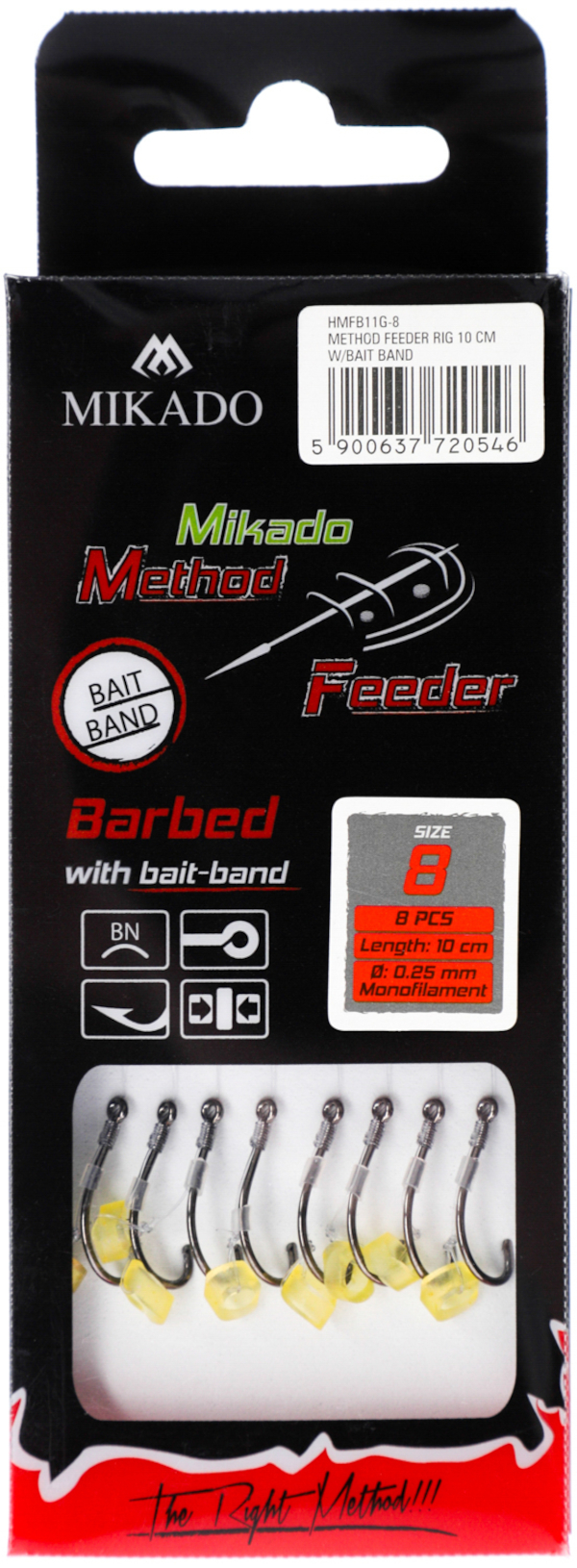 Mikado Method Feeder Rig With Baitband