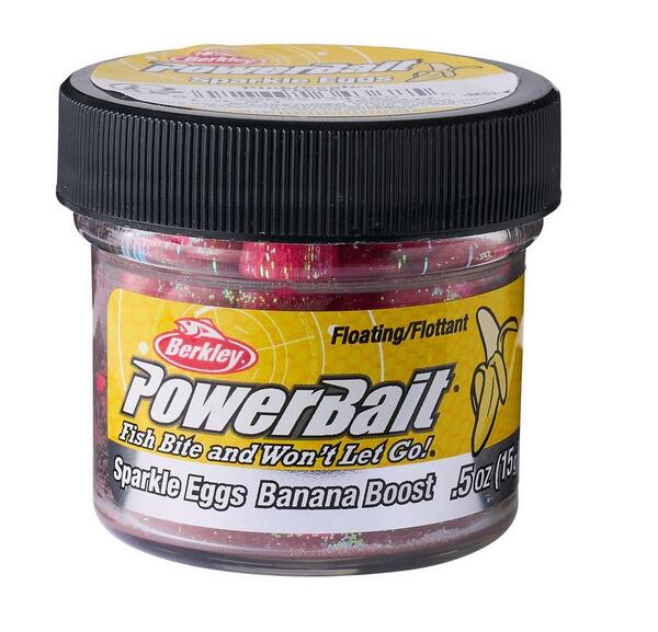 Berkley Sparkle Power Eggs Trout Bait (15g) - Pink/Scales