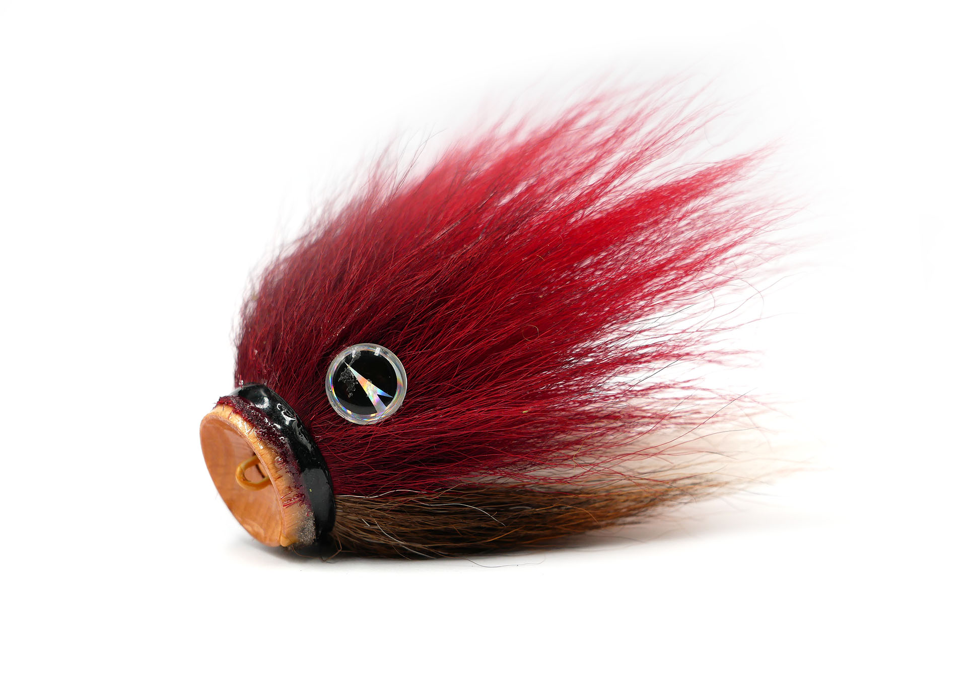 VMC Mustache Shallow Leadfree Jighead (22g) - Red Hot