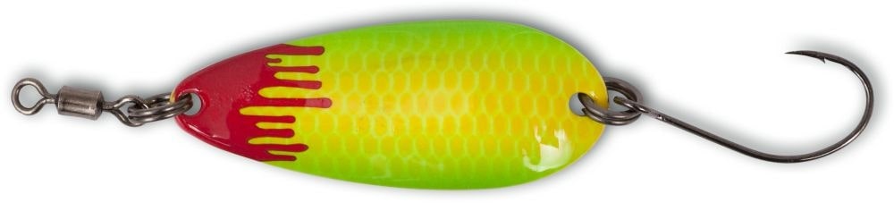 Magic Trout Bloody Shoot Spoon 3,5cm (3g) - Yellow/Green