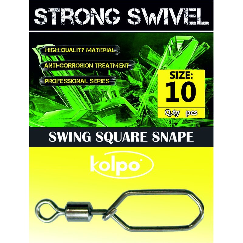 Kolpo Swing Square Snap (10pcs)