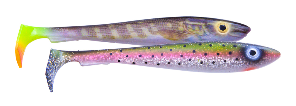 Svartzonker McRubber Pelagic Shad 29cm (2 pieces) - Rainbow Trout / Hot Tailed Pike