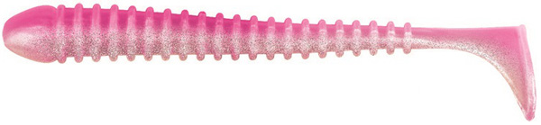 Jackson The Worm 15 cm, 4 pcs! - Pink Glitter