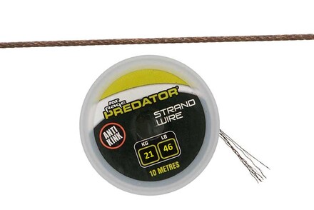 Fox Rage Predator 19-Strand Coated Steel Wire 46lb/21kg (10m)