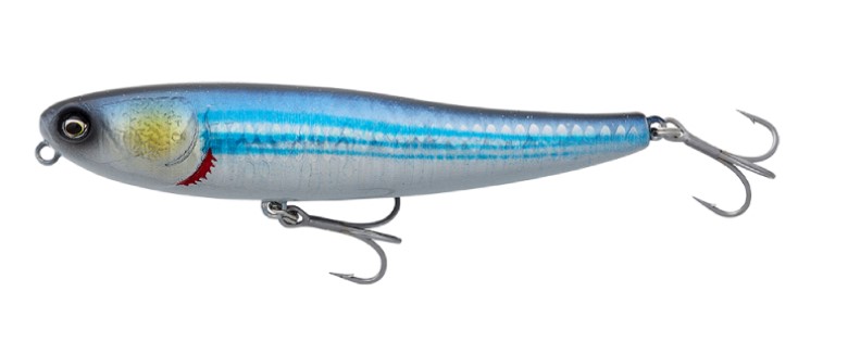 Savage Gear Bullet Mullet Surface Lure 10cm (17.3g) - LS Blue Mullet