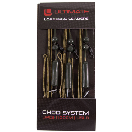 Ultimate Leadcore Leader with Chod System, 3 pieces