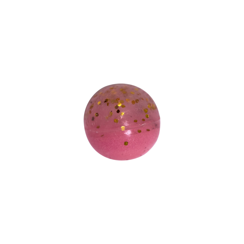 Tronixpro Hook Balls - 6mm Pink & Clear with Gold Glitter