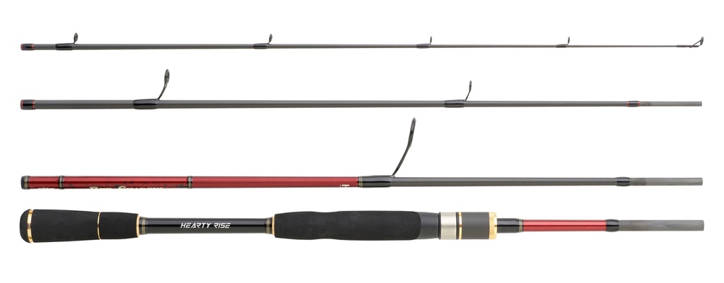 Hearty Rise Red Shadow Travel S Spin Rod 2.23m (10-60g) (4-pieces)