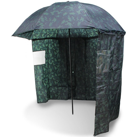 NGT 45'' Camo Brolly with side sheet