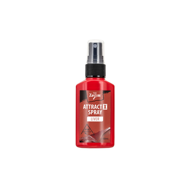 Carp Zoom AttractX Spray Liquid 50ml - Liver