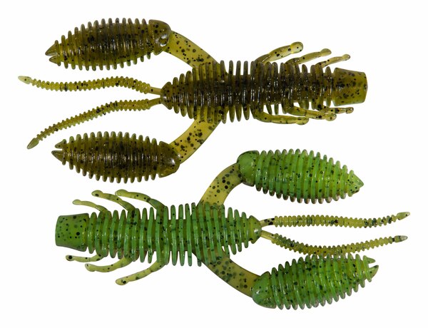 Ultimate Puncher Cray Creature Bait 8cm (8 pieces) - Green Bug