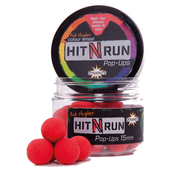 Dynamite Baits Hit N Run Pop Ups (12mm) - Red