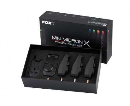 Fox Mini Micron X 4 Rod Bite detector Set