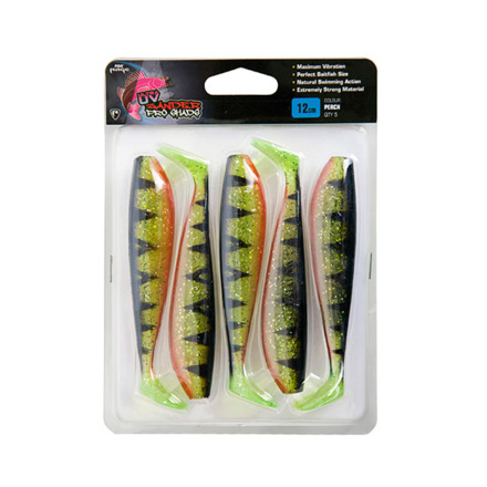 Fox Rage Zander Pro Shad Perch Ultra UV Packs 5pcs