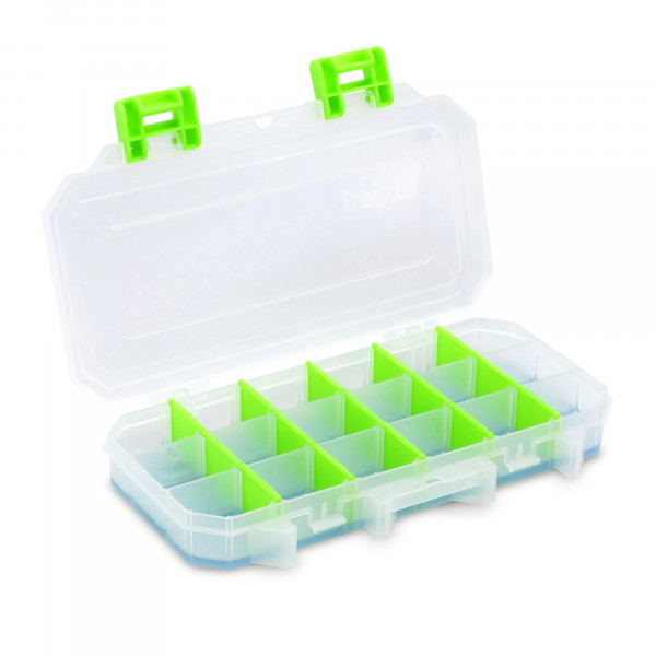 Lure Lock Box Clear/Green TakLogic Ocean Blue Tacklebox - Small