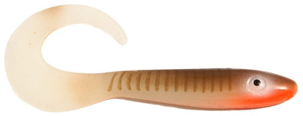 Svartzonker McRubber Tail 11 cm, 10 pcs! - Stickleback