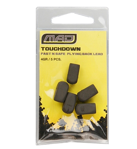 Carp Tacklebox, packed with top products for carp fishing! - Mad Touchdown Fast 'N Safe Flying Back Lead