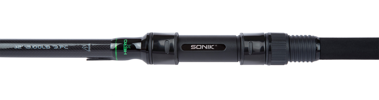 Sonik Herox Carp Rod 3.65m 3lb (3-pieces)