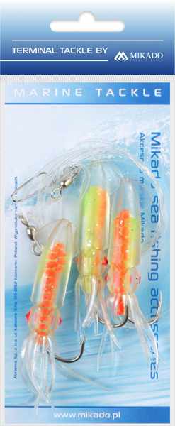 Mikado Squid Rig - Yellow/Orange