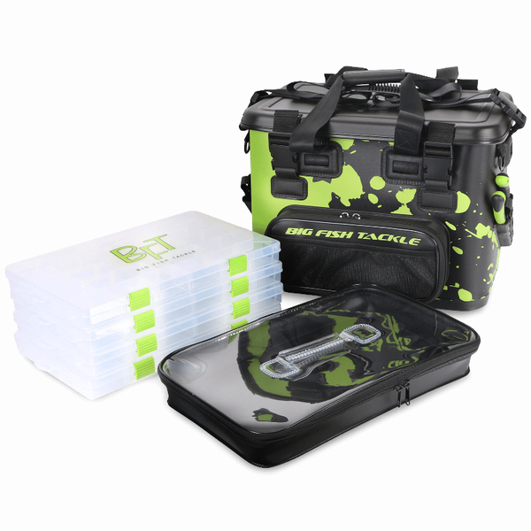 BFT Perch Bag Waterproof Bag (Incl. 4 Tackle boxes)