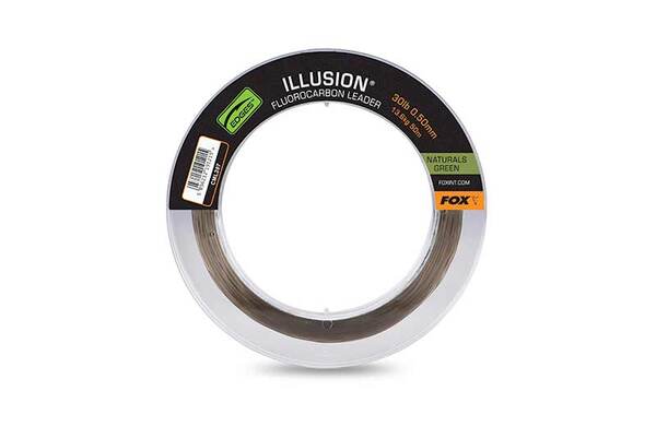 Fox Illusion Fluorocarbon Leader Naturals Green (50m) - 30lb