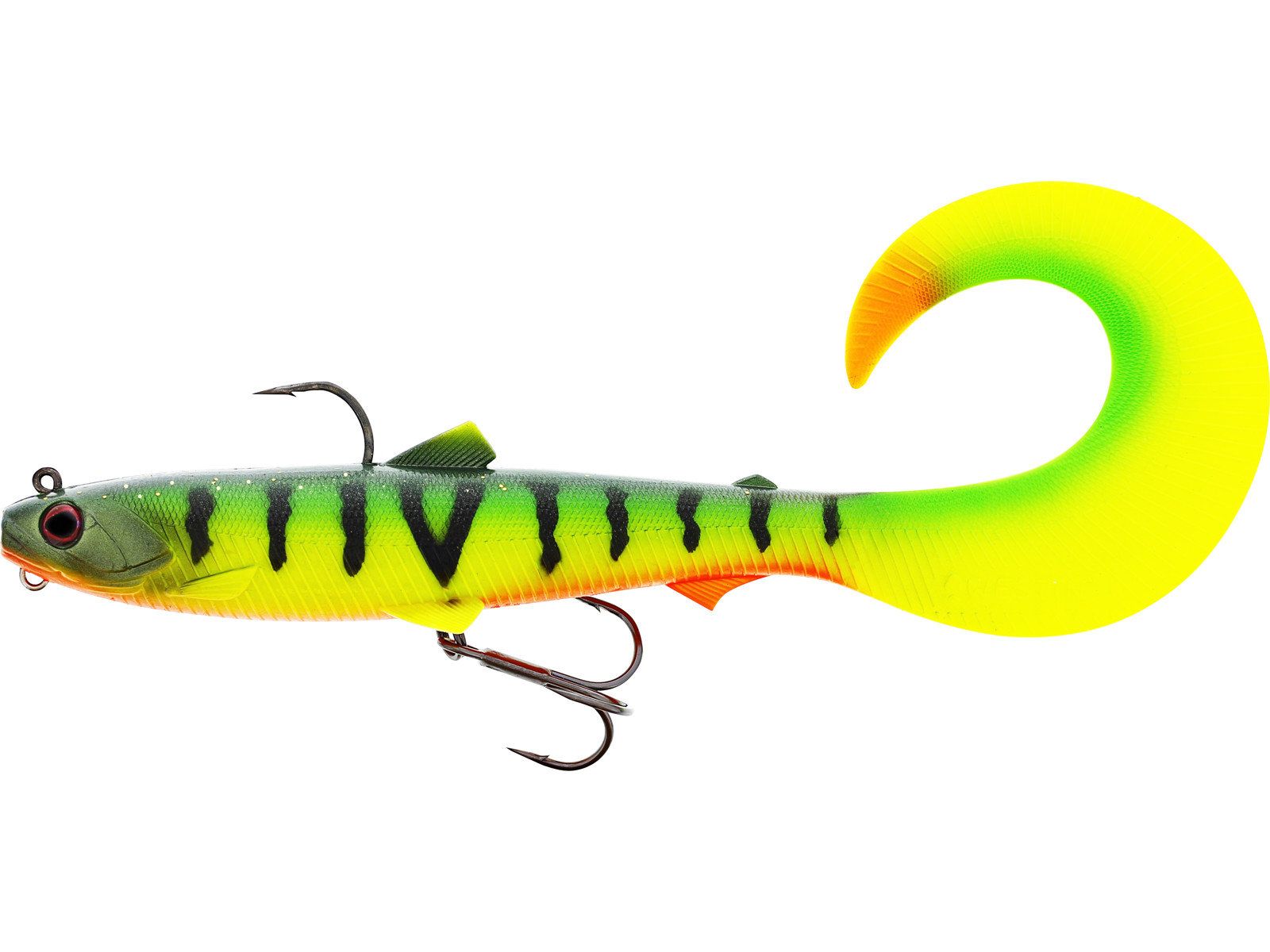 Westin Bullteez Curltail R 'N R 21cm (73g) Sinking Softbait - Sinking Tiger Perch