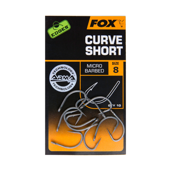 Fox Edges Curve Shank Short Hooks - Fox Edges Curve Shank Short Hooks size 8