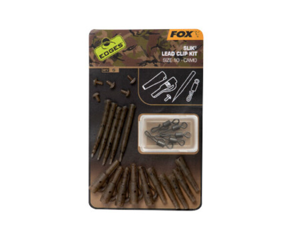 Fox Edges Camo Slik Lead clip kit 5 pieces