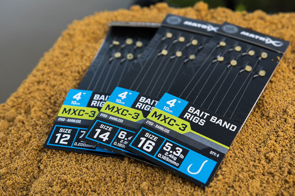 Matrix MXC Rigs Barbless - Matrix MXC-3 Bait Band