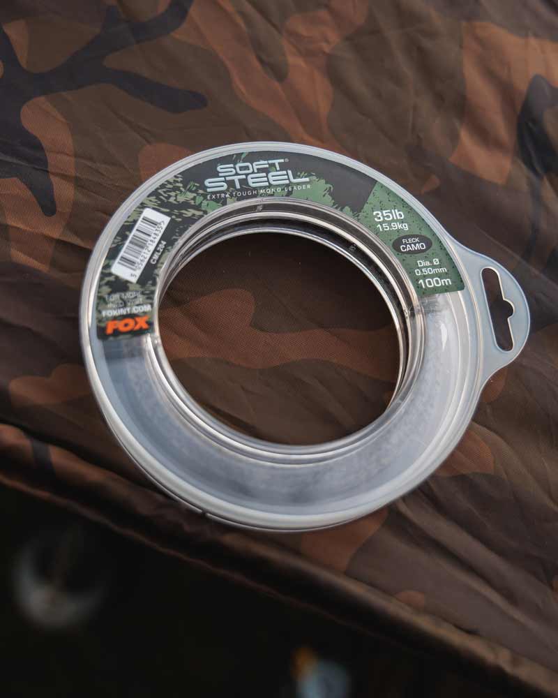 Fox Soft Steel Fleck Camo Leader