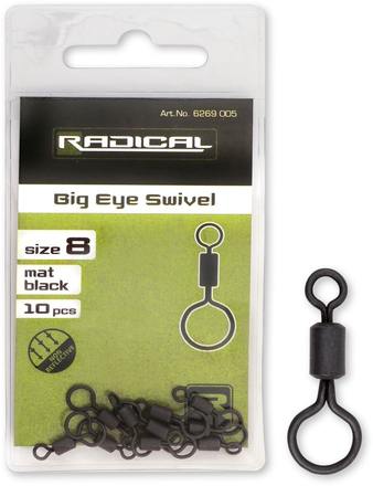 Radical Big Eye Swivel Mat Black (10 pieces)