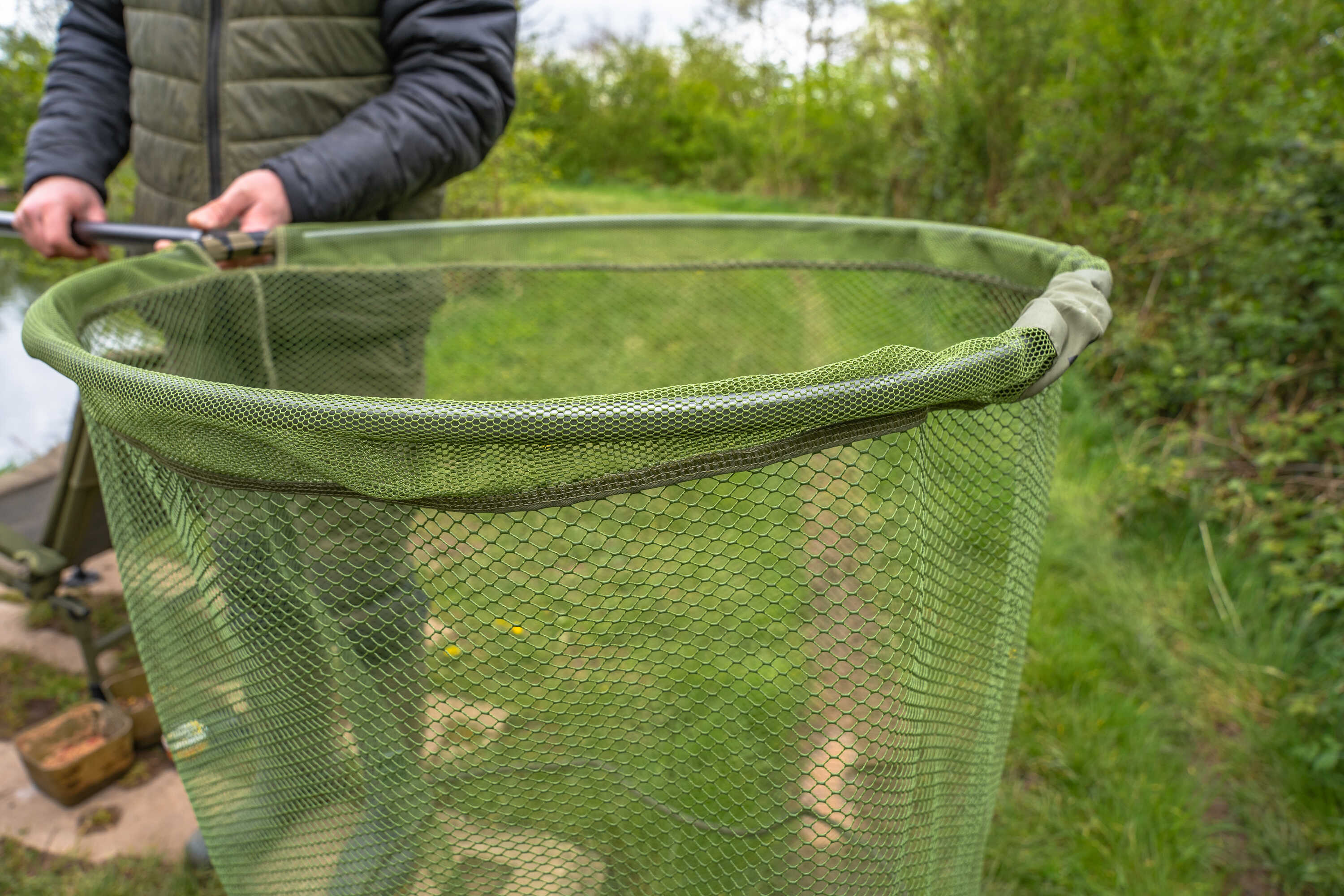 Korum Power Folding Spoon Latex Landing Net