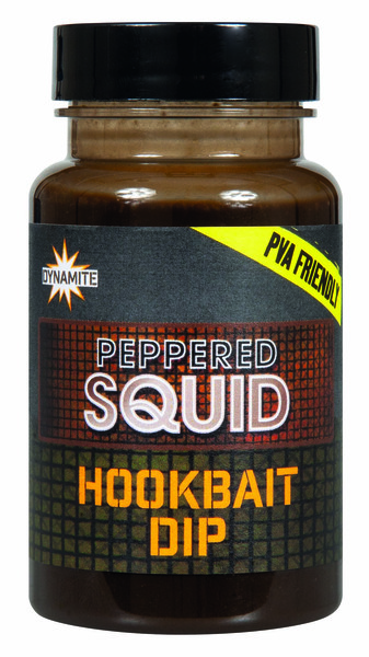 Dynamite Baits Peppered Squid Dip Liquid (100ml)