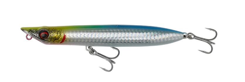 Savage Gear Slap Walker 10cm 10g Floating - Yellow Green Blue