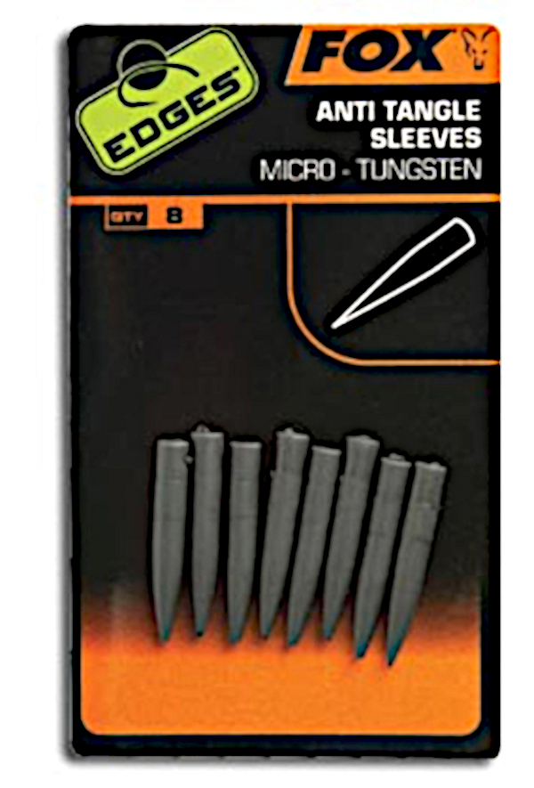 Fox Edges Anti Tangle Sleeves Tungsten - Fox Edges Anti Tangle Sleeves Tungsten Micro