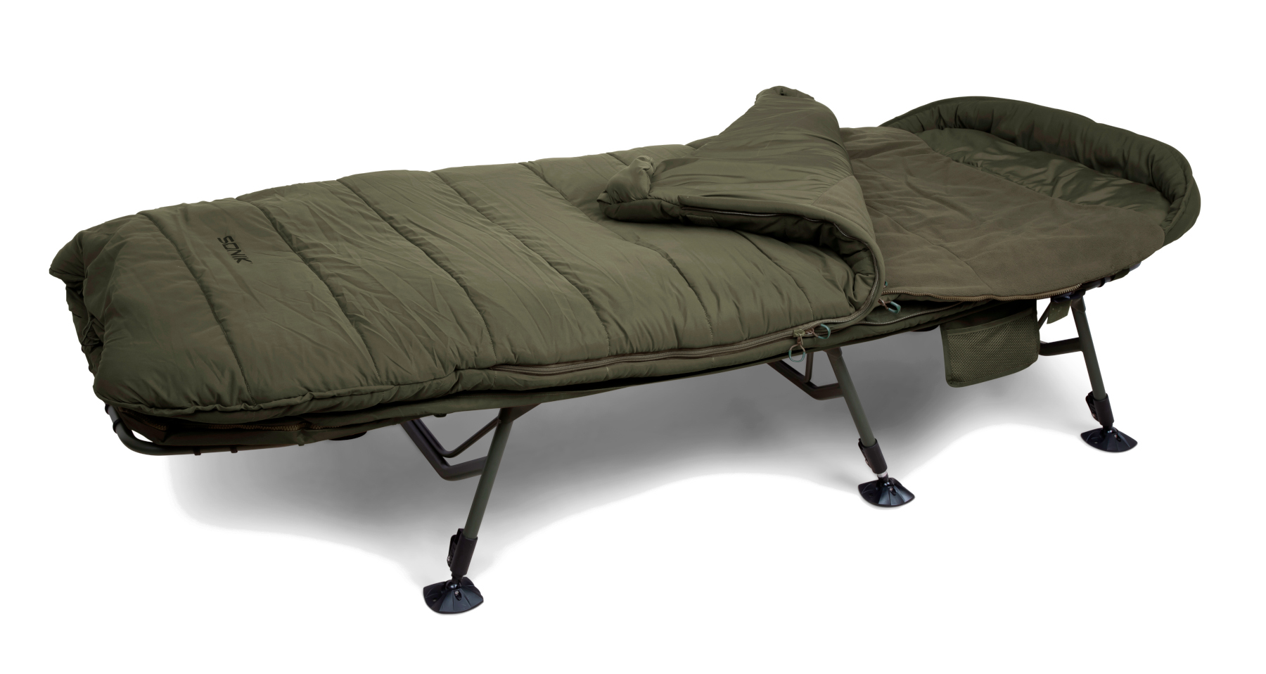 Sonik AXS Sleep System Comfort Memory Foam Stretcher (Incl. Sleeping bag)