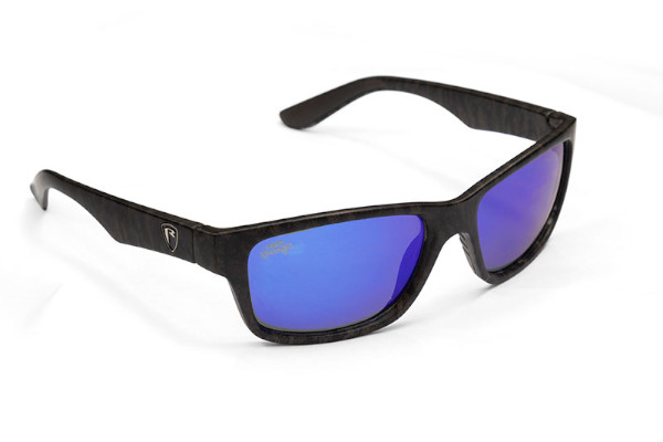 Fox Rage Camo Sunglasses - Grey / Blue lens