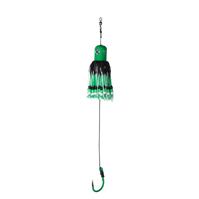 Madcat A-Static Adj. Clonk Teaser Catfish Lure 33cm (100g) - Green