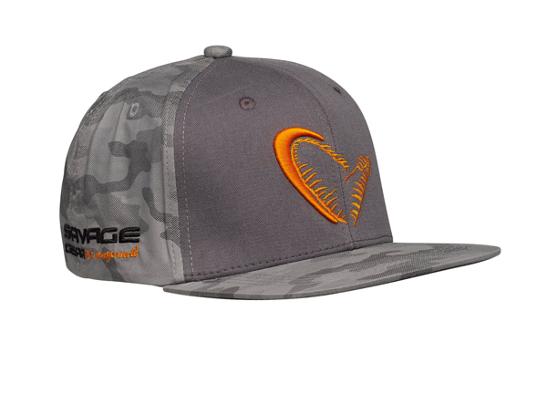 Savage Gear Flex Fit Camo Cap One Size Camo/Grey