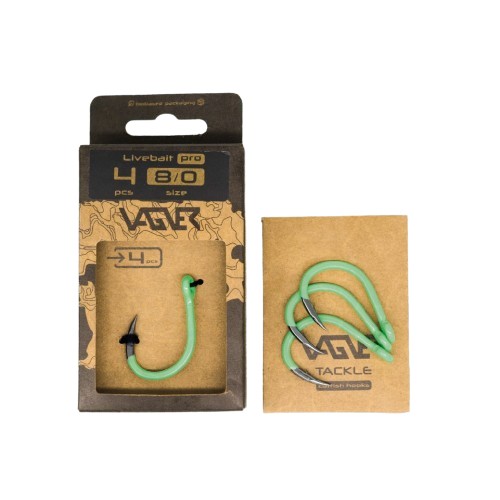 Vagner Catfish Hook Live Bait Pro (4 pieces)