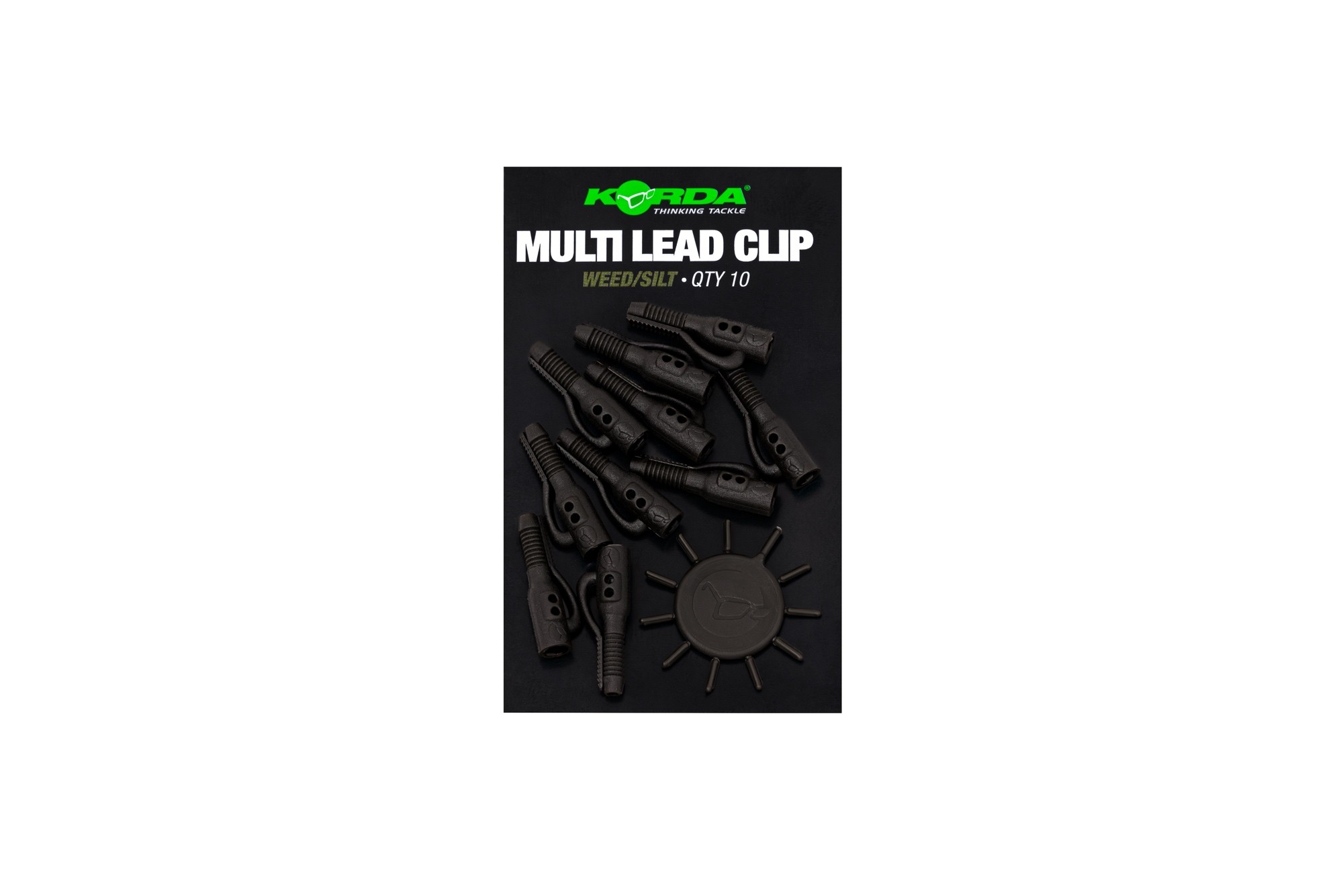 Korda Lead Clip Pin (10 pieces) - Weed/Silt