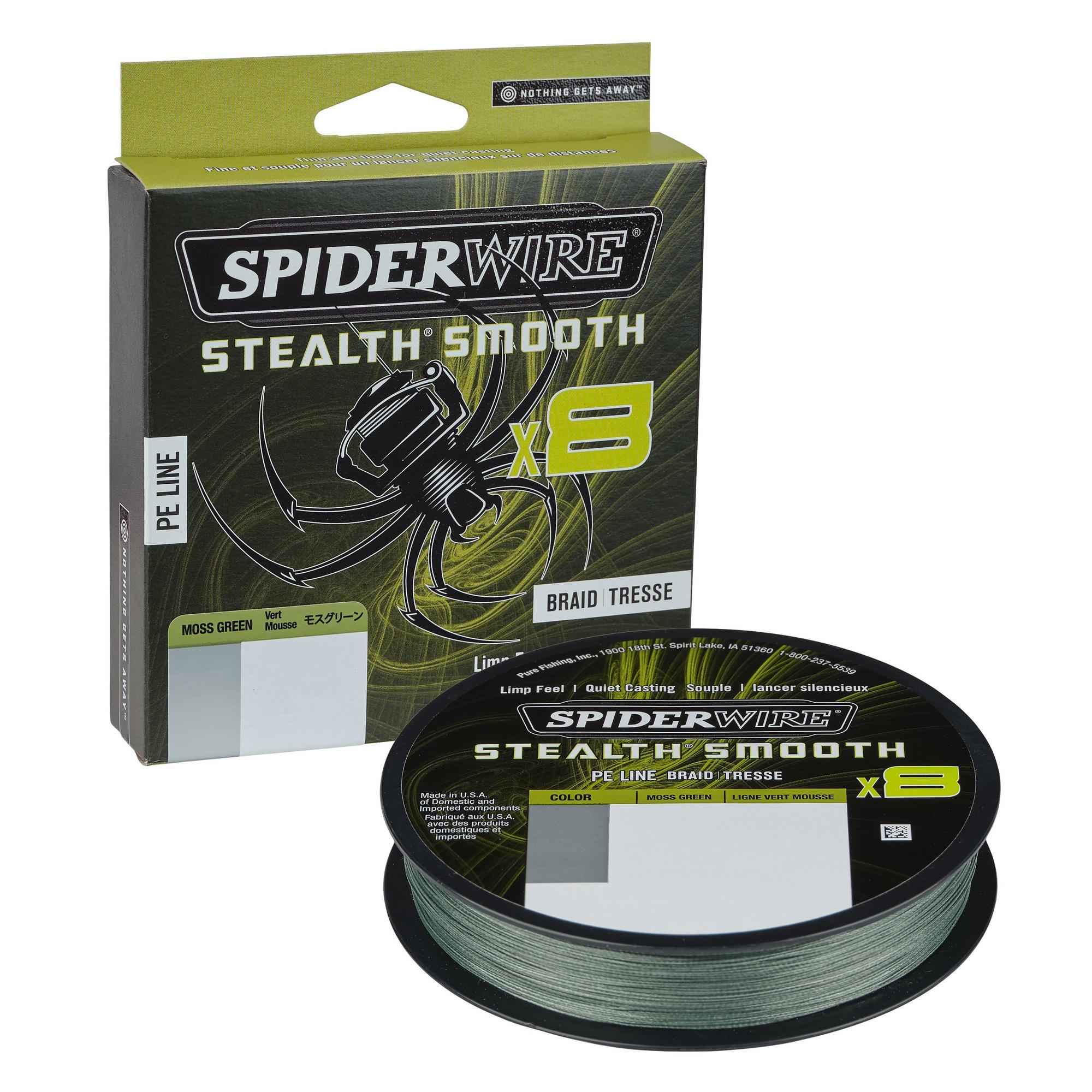Spiderwire Stealth Smooth 8 Moss Green Braided Line (150m)