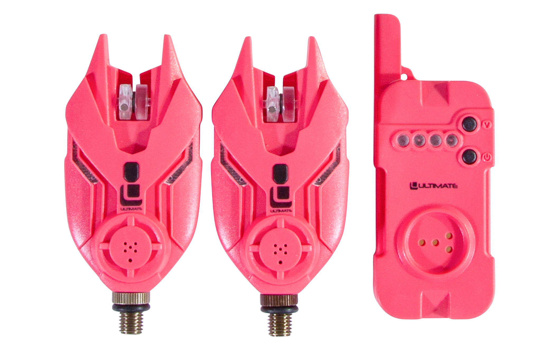 Ultimate E-Tension Pink Bite Alarm Set 2+1