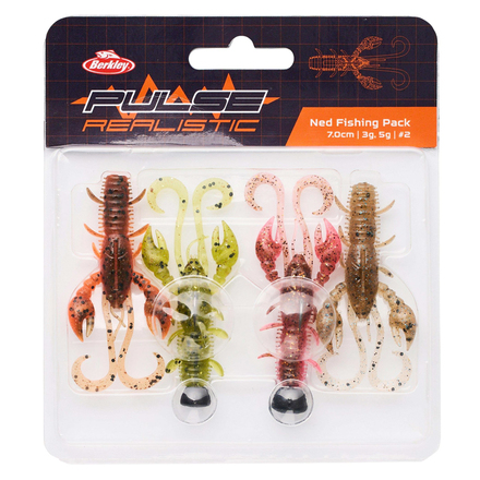 Berkley Ned Fishing Lead Free Softbait Pack 3/5g