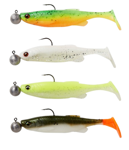 Savage Gear Fat Minnow T-Tail Rtf S Shad 9cm (7g) (5 pieces) - Darkwater Mix