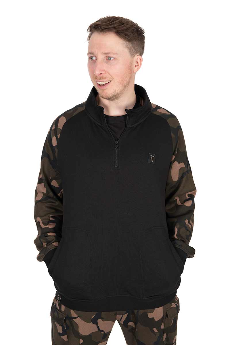 Fox LW Black/Camo QTR Zip