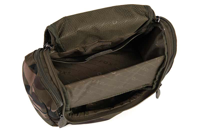 Fox Camolite Wash Bag Toiletry Bag (Incl. Mirror)