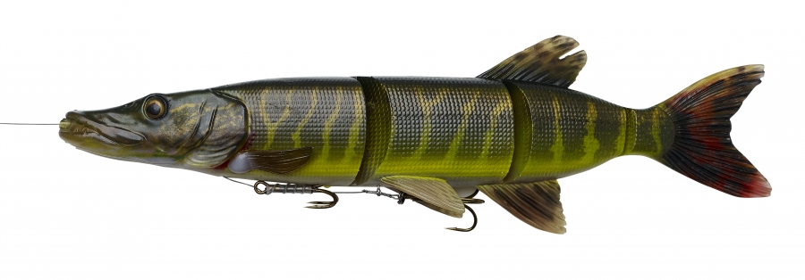 Savage Gear 4D Line Thru Pike SS - Limited Edition with PHP-photo print and scents! - Striped Pike